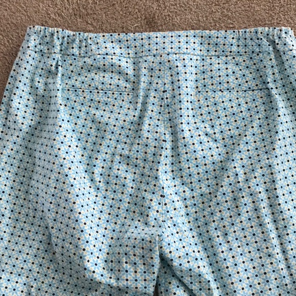 Talbots Blue and Black Patterned Pants - Picture 3 of 3